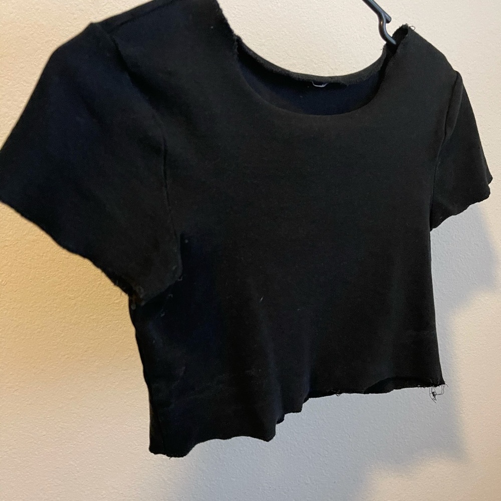 zara black top